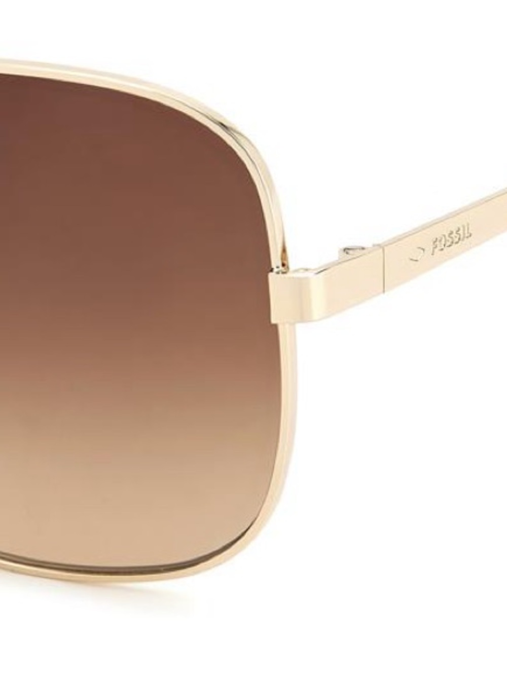 Fossil Billie FOS 2133/G/S Gold Havana Brown Gradient Sunglasses w/ Case - Picture 5 of 5